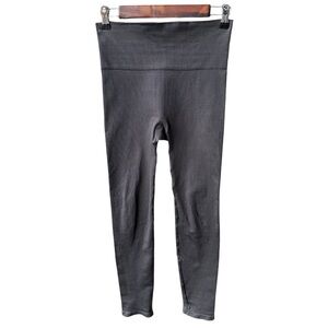 Spanx Leggings Pants Grey Pullon Stretchy Seamless Comfort Preppy Boho Medium‎